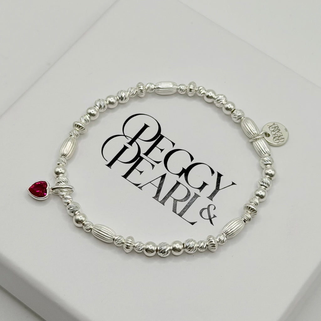 July Ruby Bracelet