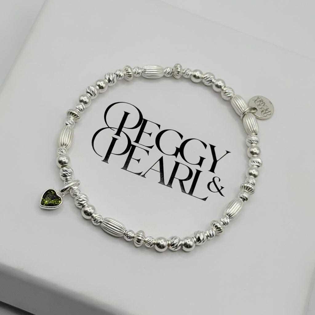 August Peridot Bracelet
