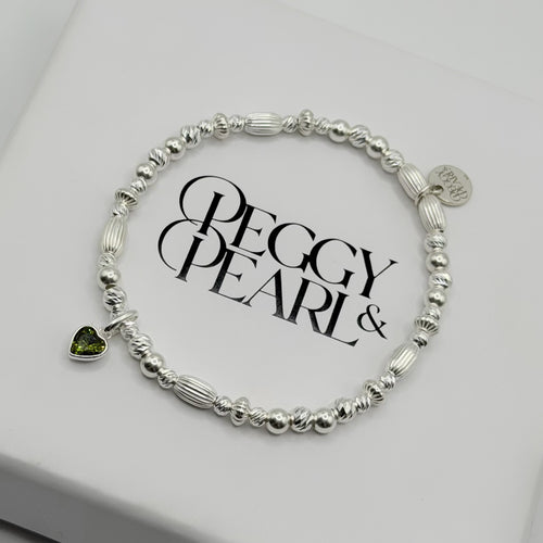 August Peridot Bracelet