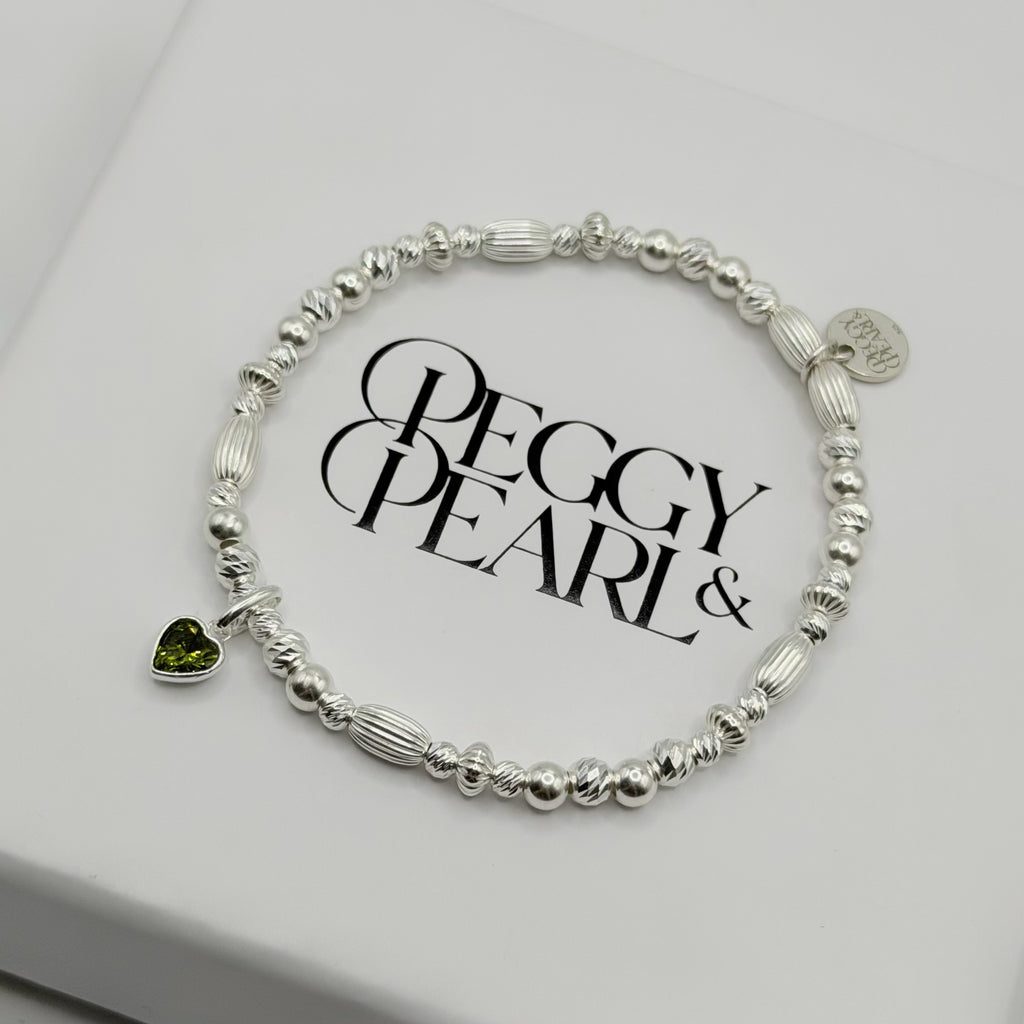 August Peridot Bracelet