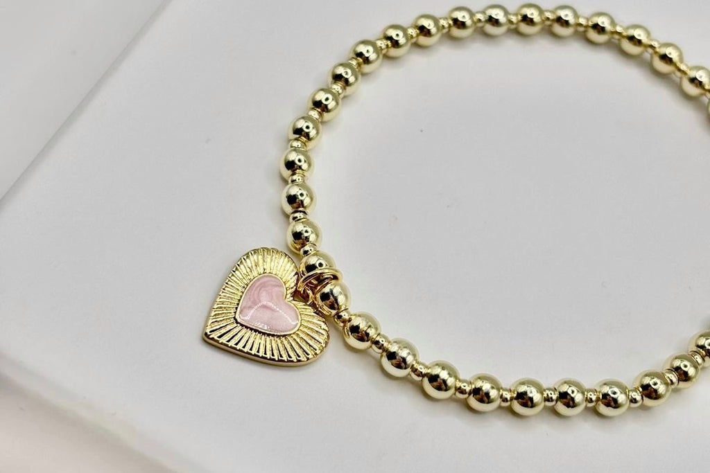 Blush Heart Bracelet