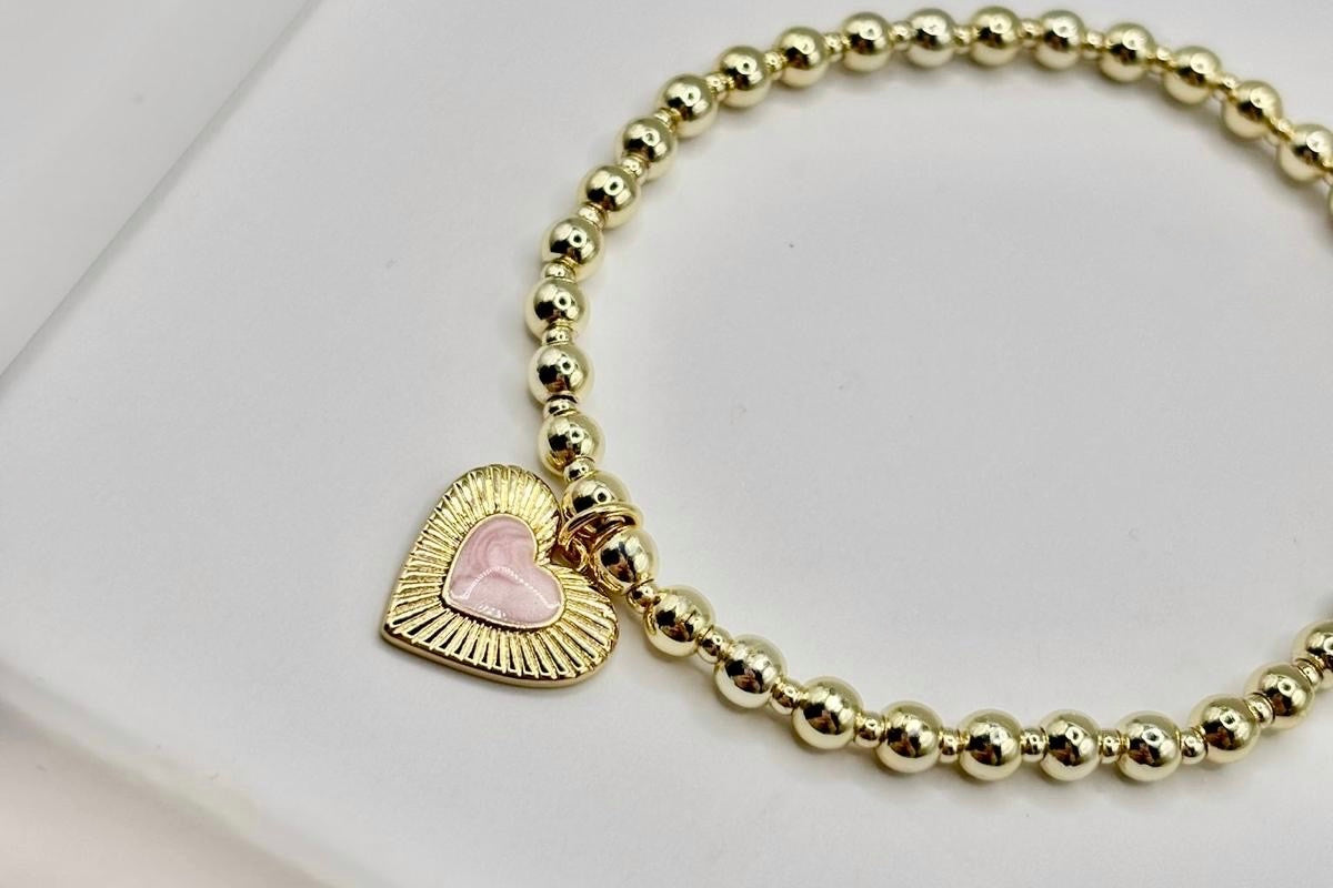 Blush Heart Bracelet