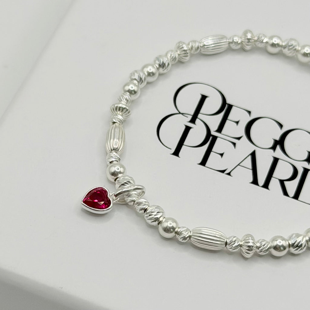 July Ruby Bracelet