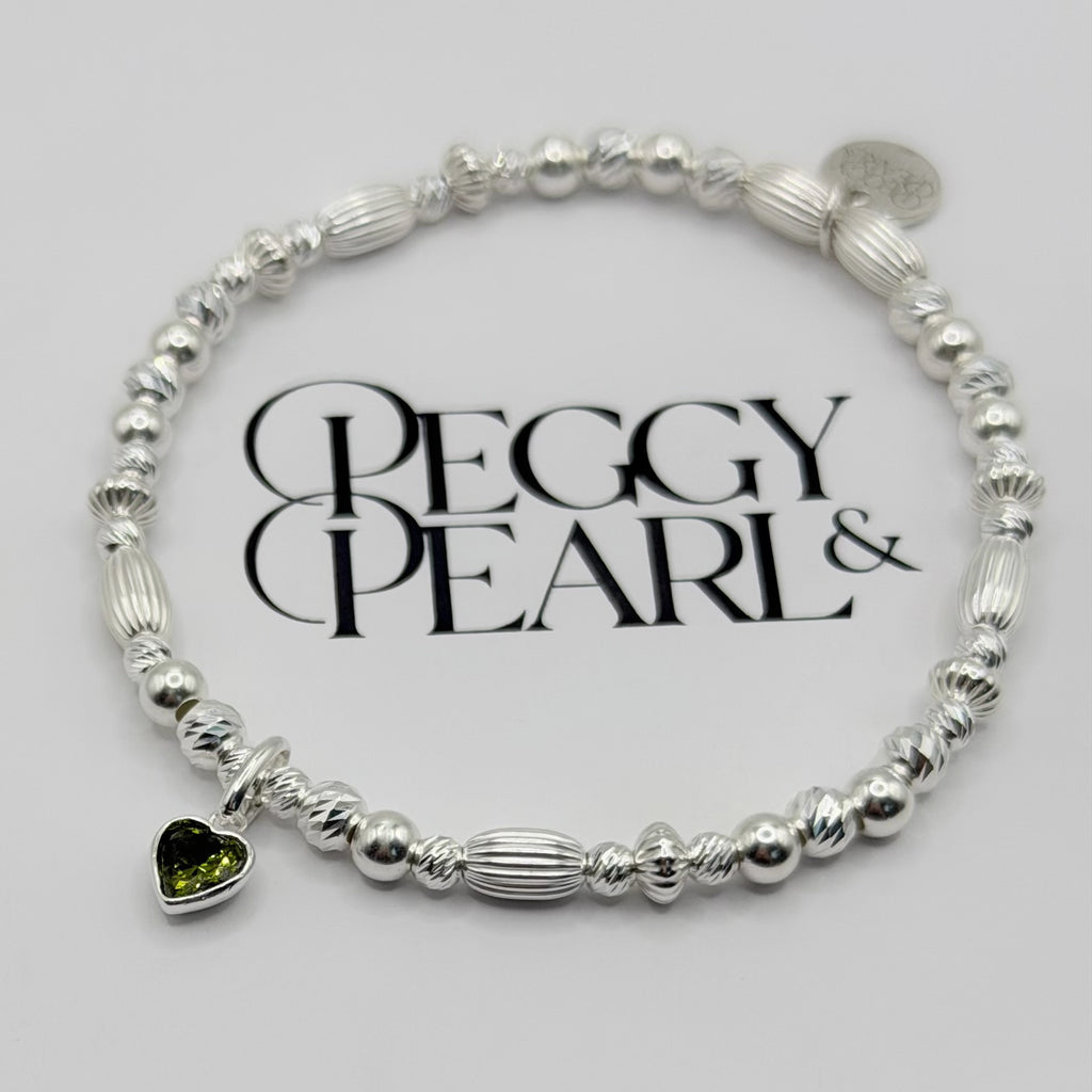 August Peridot Bracelet