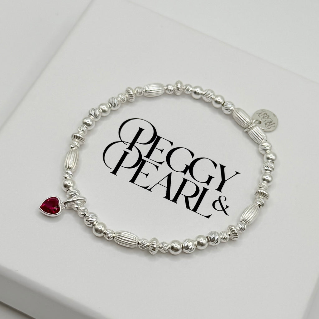 July Ruby Bracelet