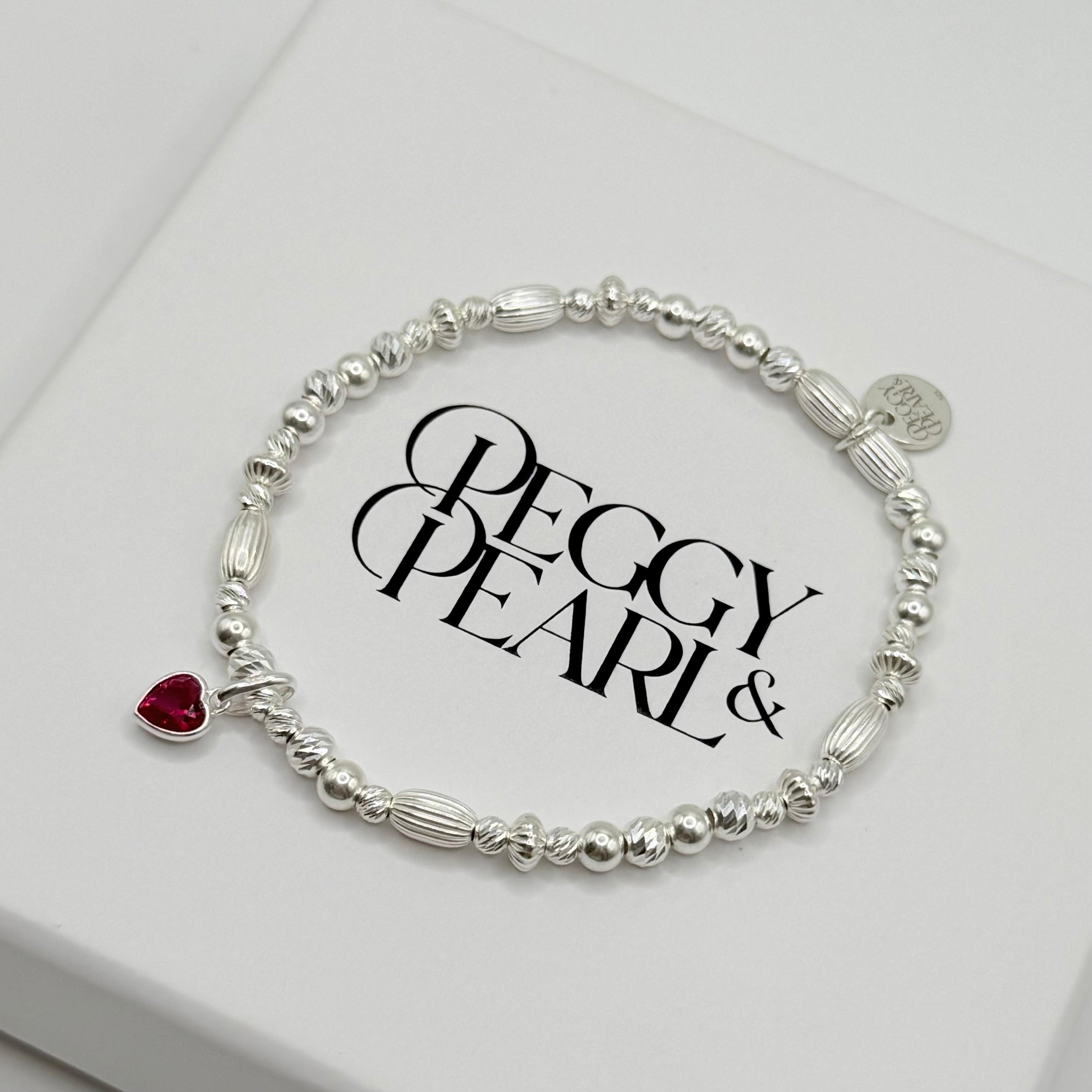 July Ruby Bracelet
