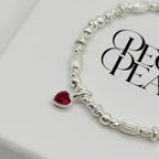 July Ruby Bracelet