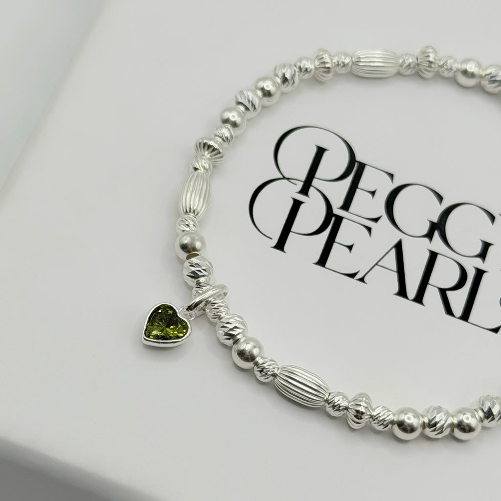August Peridot Bracelet