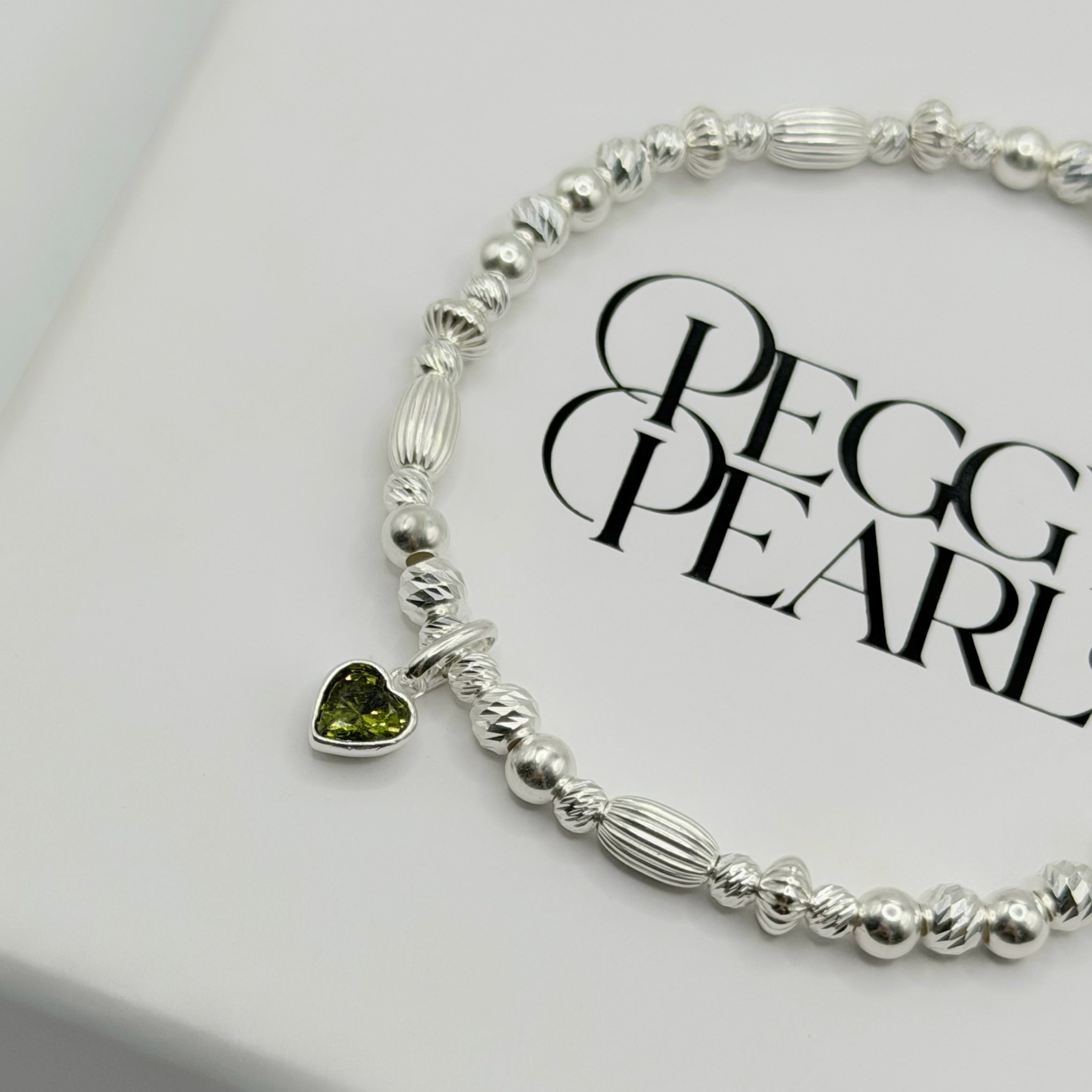 August Peridot Bracelet